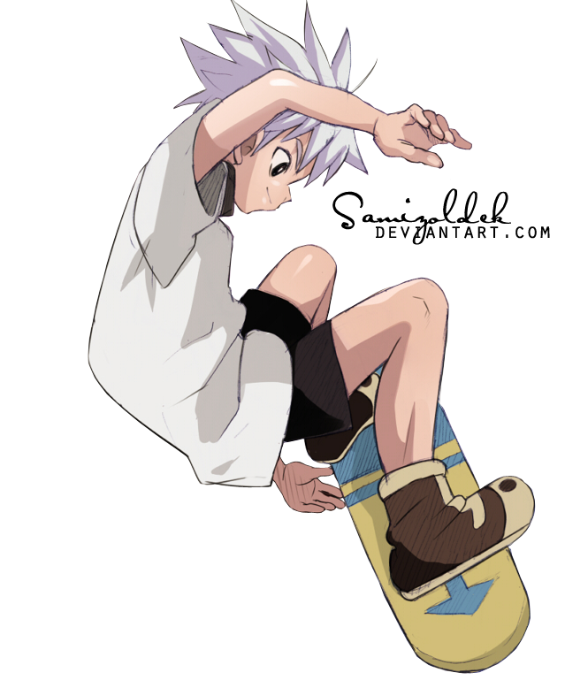 killua render by samizoldek on DeviantArt