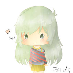 Green Haired Chibi ^^