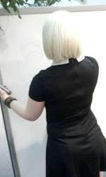 Rose Lalonde Writing on Marker Board