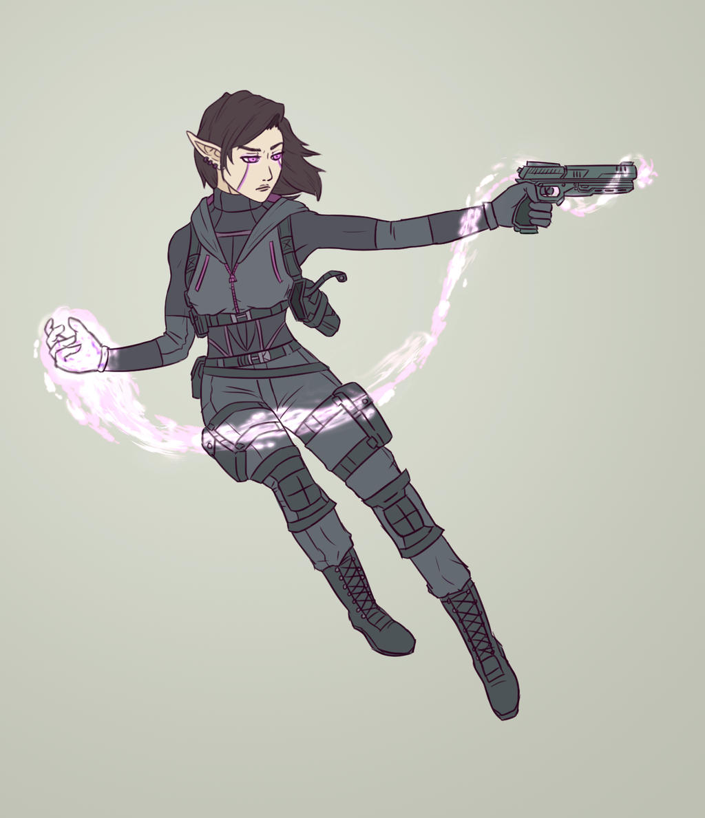 Shadowrun Elf Mage by contchi on DeviantArt