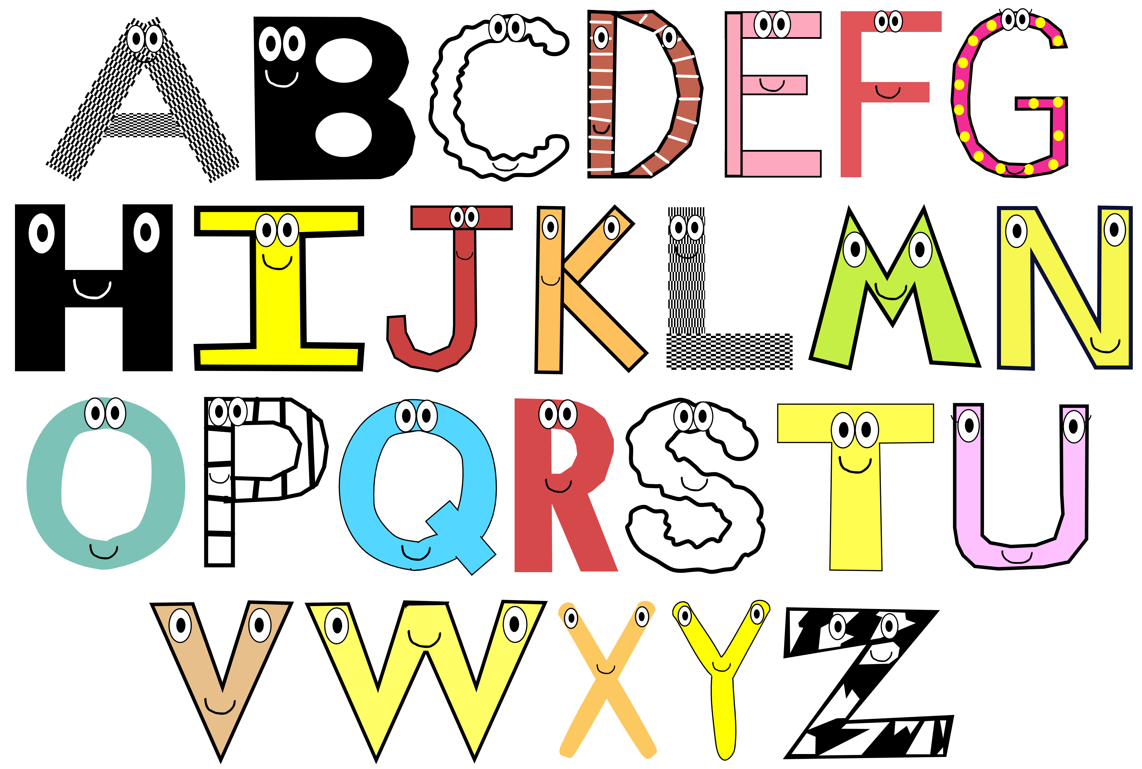 My alphabet in scratch! - Comic Studio