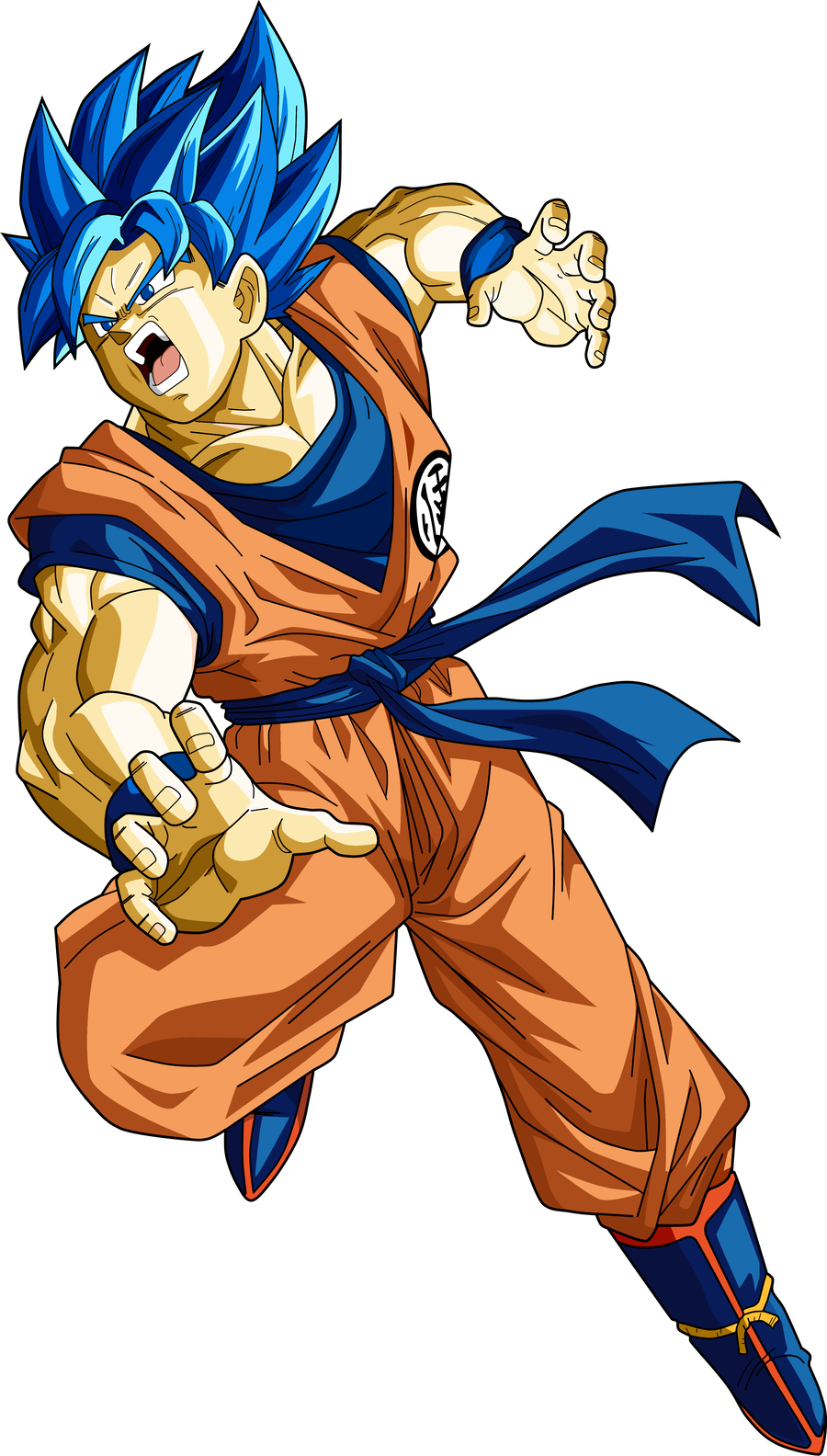 Goku Ssj Blue Evolution by SCPDAMNED on DeviantArt