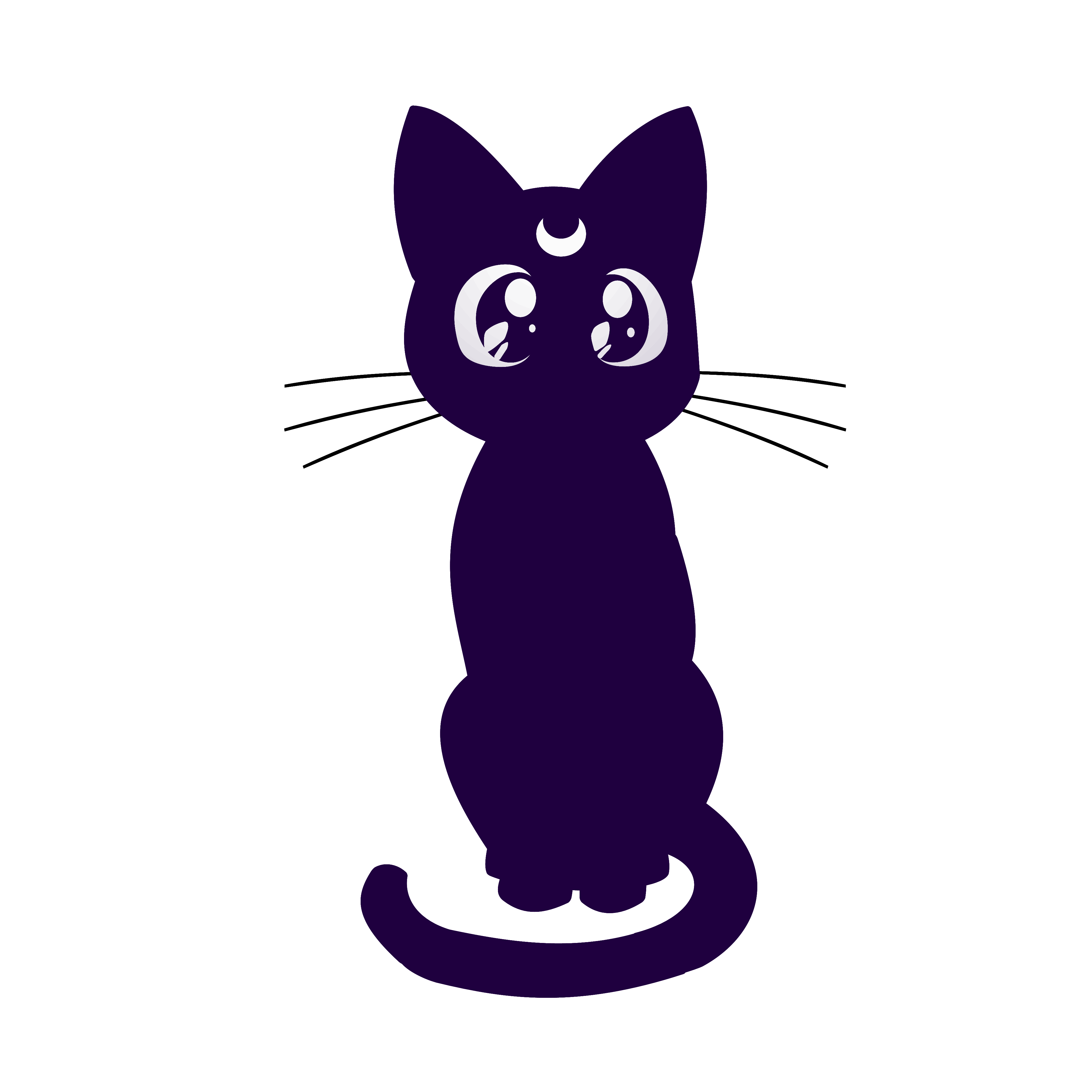 Luna Silhouette By Morgancampillo On Deviantart Luna Silhouette By Morgancampillo On Deviantart