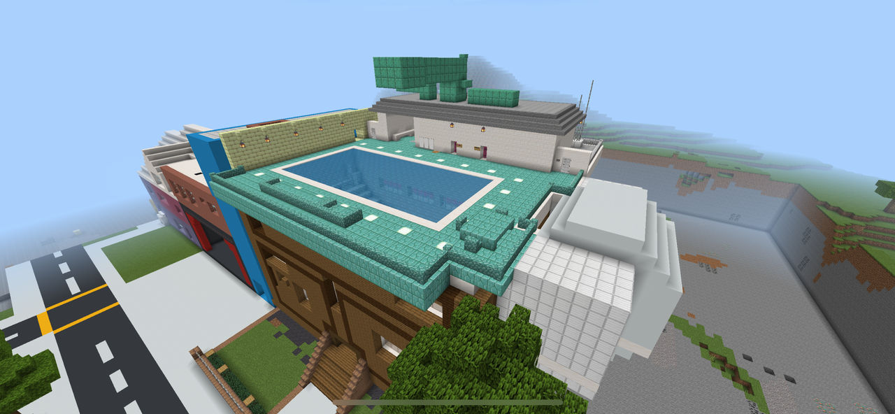 roof sink pool Minecraft by Anthony60529926 on DeviantArt