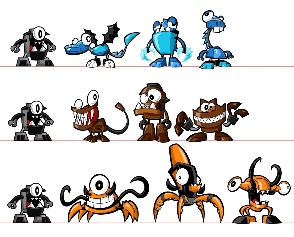 Mixels Character Design Mixels Series 2 reference sheet by rentbaton on DeviantArt