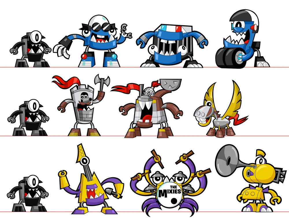 Mixels Character Design Mixels Series 7 reference sheet by rentbaton on DeviantArt
