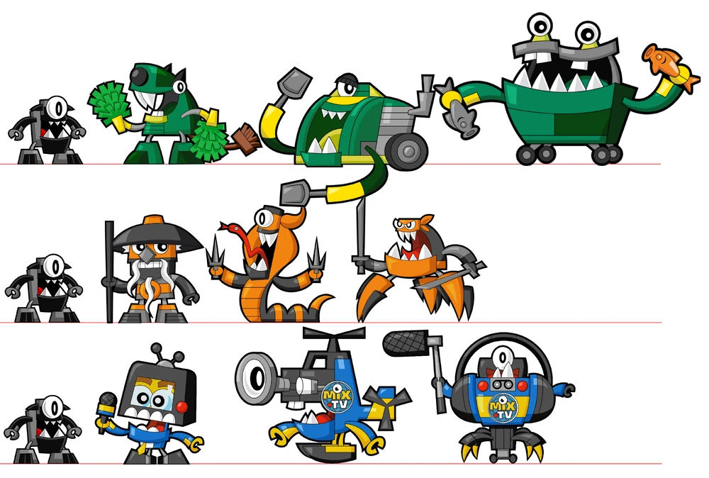Mixels Character Design Mixels Series 9 reference sheet by rentbaton on DeviantArt