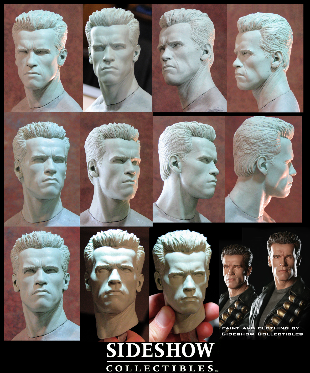 Sideshow Terminator Headsculpt