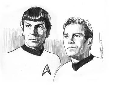 Kirk and Spock