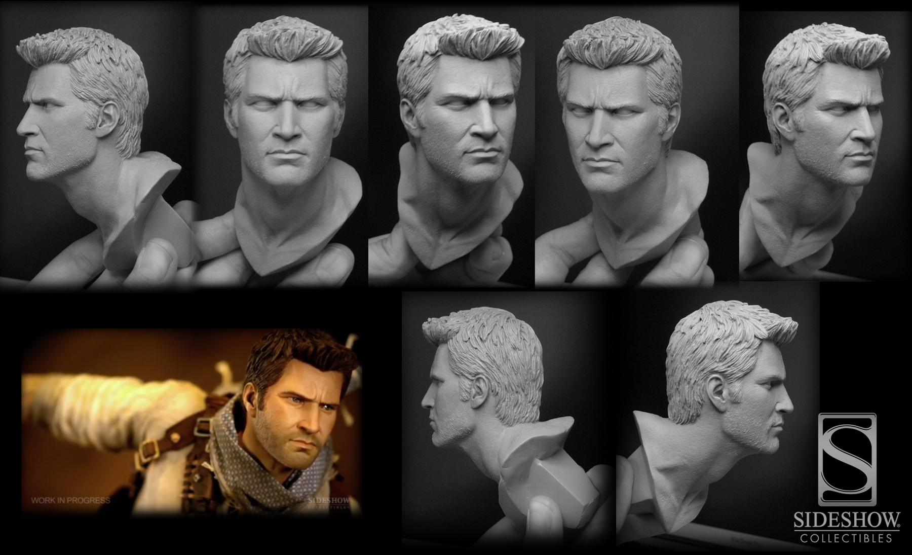 Nathan Drake Face Art - Uncharted: Drake's Fortune Art Gallery