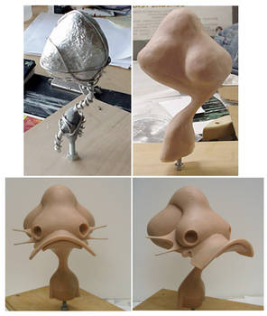 Bill Quacky Maquette process