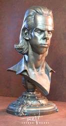 Nick Cave faux bronze