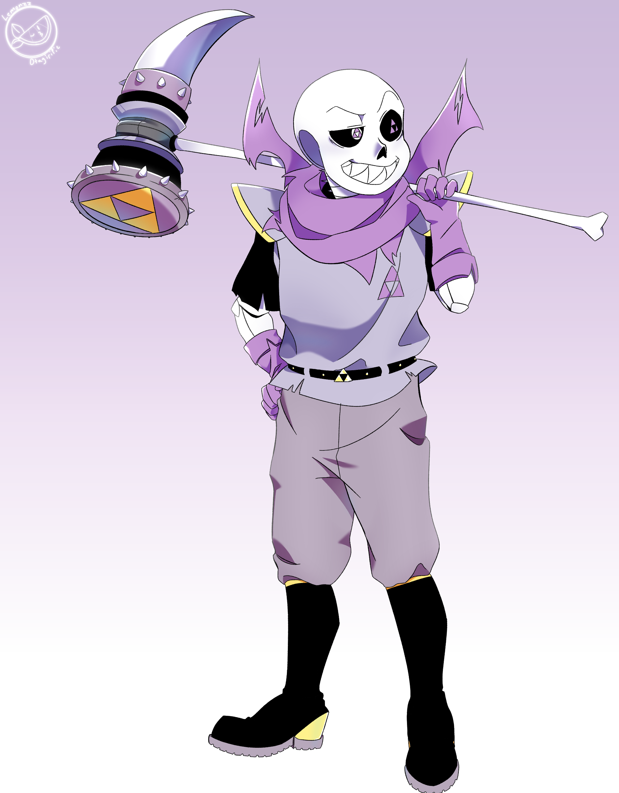 Swapfell Sans (Undertale AU fanart) - Lemonzz by OtagiriPie on DeviantArt