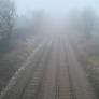 Fog and frost on the railway 1