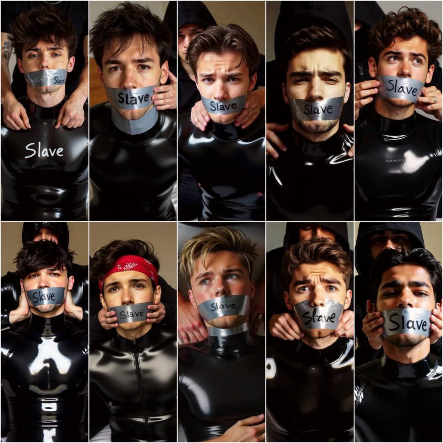 Multiple guys tape Gagged by mike188181 on DeviantArt