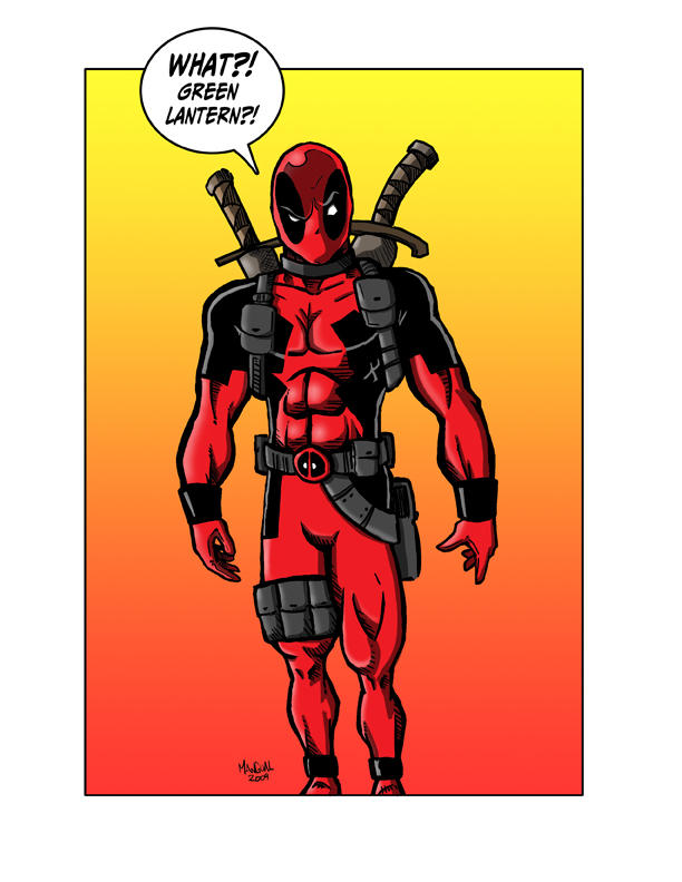 Deadpool in RGB by SocialMyth on DeviantArt