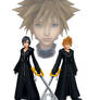 Roxas Xion and Sora