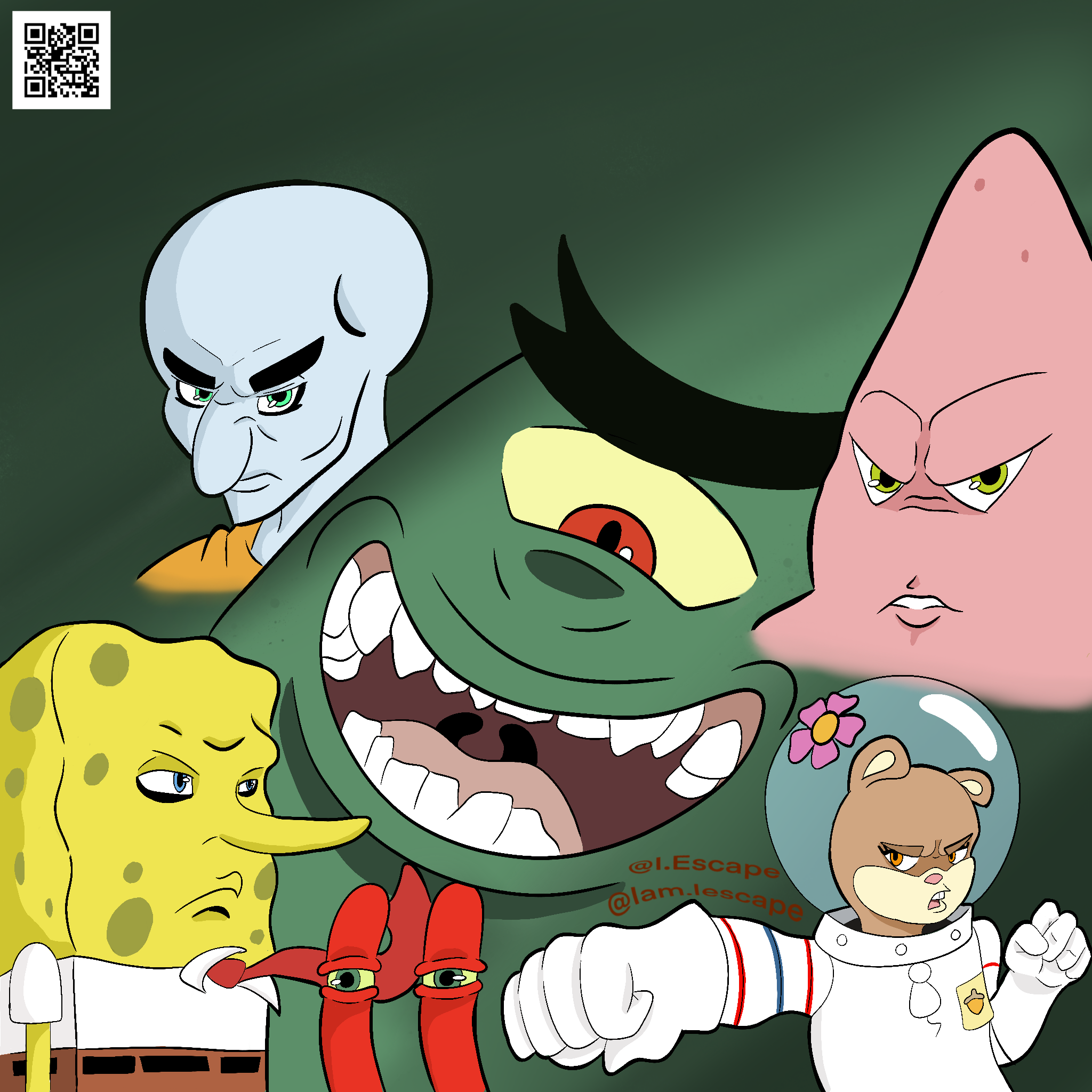 SpongeBob Anime by IamIEscape on DeviantArt