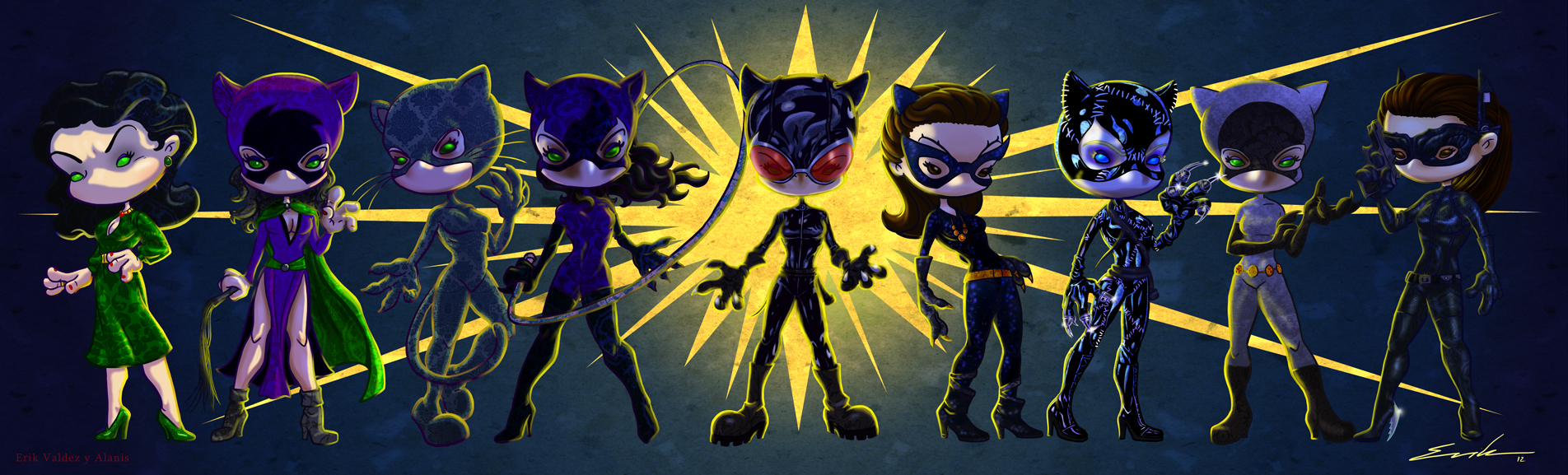 THE NINE LOOKS OF CATWOMAN