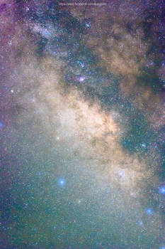 The heart of milky way