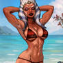 Ahsoka soaks in the sun (2023, pixAI)