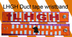 LHGH Duct tape wristband by werewolfattack27