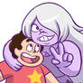 Amethyst and Steven