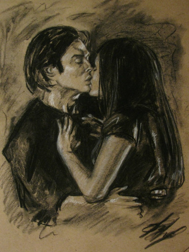 Damon and Elena - KISS by ZeenatSalvatore on DeviantArt