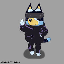 I draw Gojo bandit, 'cus why not