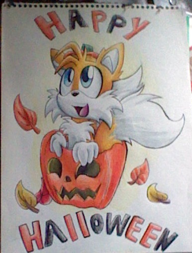 Tails: happy Halloween!