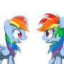 Rainbow Dash And Rainbow Dash?