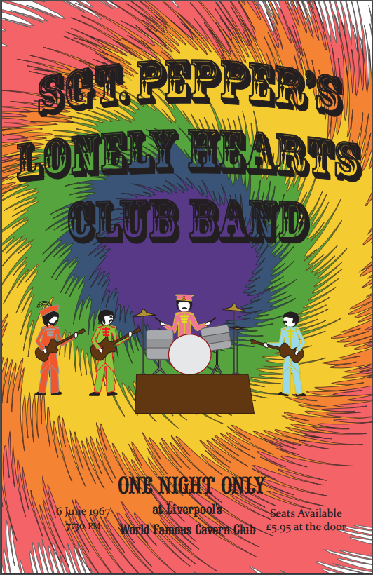 Sgt Pepper - Concert Poster by JamieAgathaRose