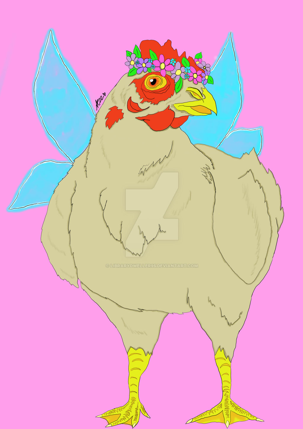 Chicken Fairy by librarydweller95 on DeviantArt