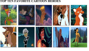 Top 10 Favorite Cartoon Heros