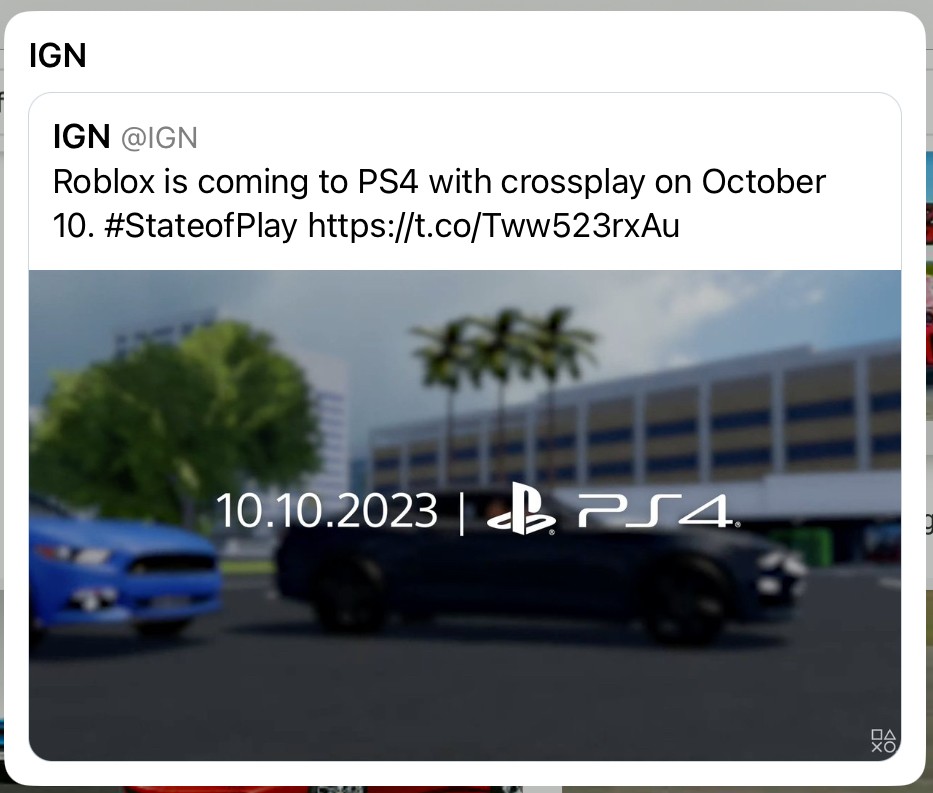 Roblox coming to PlayStation on October 10 – PlayStation.Blog