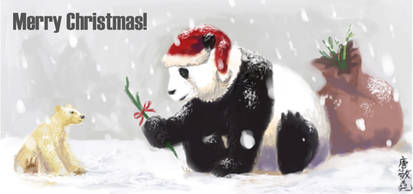 Merry Xmas from Panda Claus