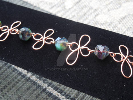 Copper Wire Wrapped Bracelet