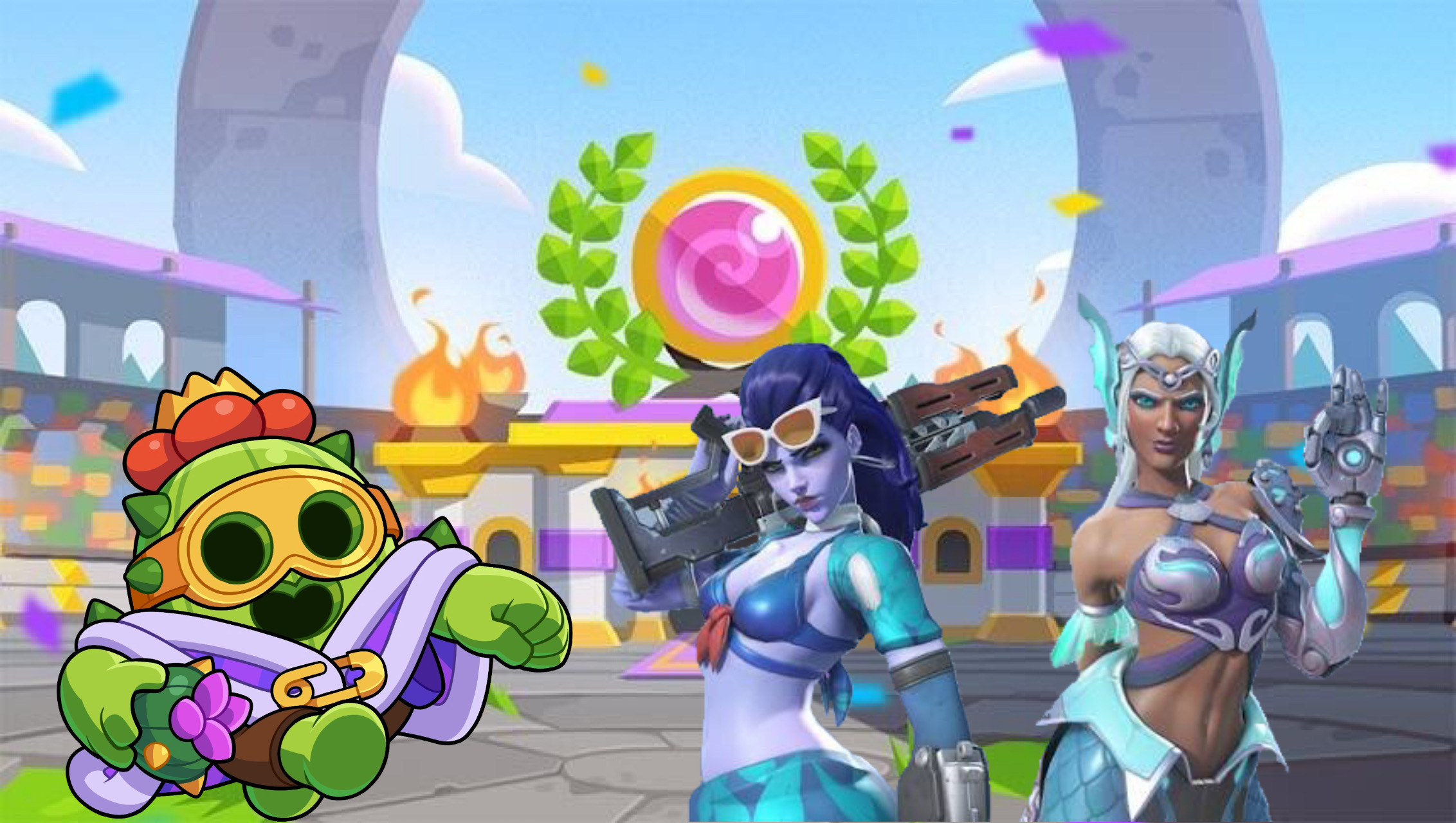 Spike Busters x Widowmaker y Symmetra