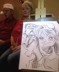 Christmas Event Caricature