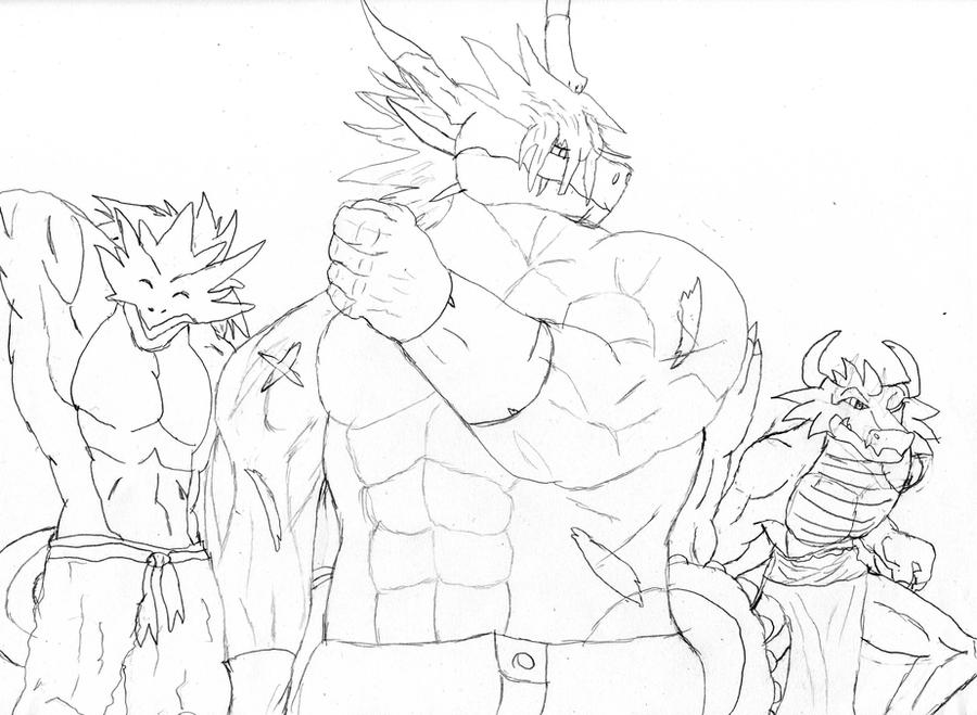 Kof Dragon KoF Team Dragon by BradRy on DeviantArt