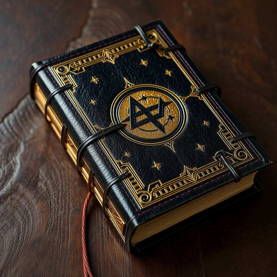 Spell Spatial Spatial Magic Spell Book Bound In Black Leather by silverwolf84 on ...