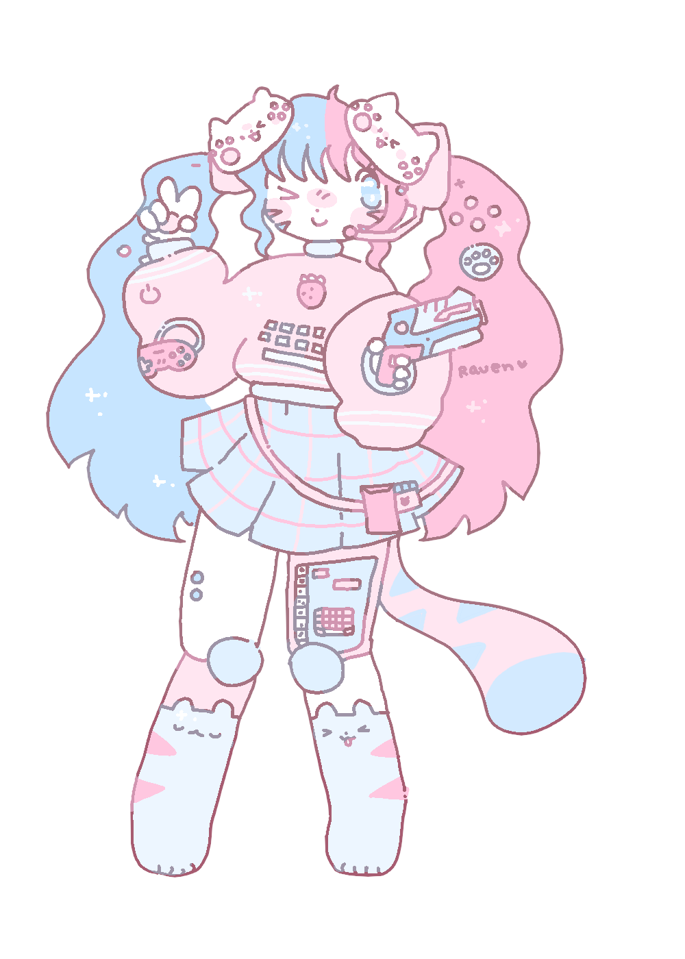 pic Kawaii Pastel Gaming Setup epic pastel gamer setup by ravensramen