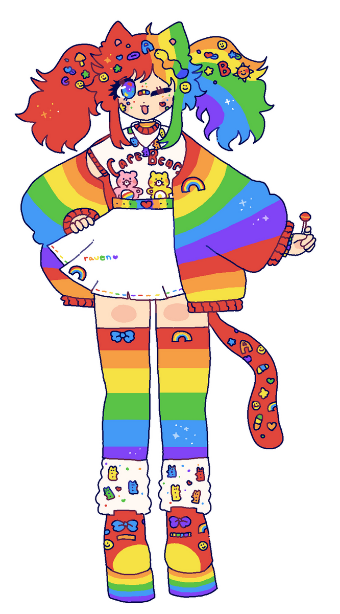 rainbow kidcore by RavensRamen on DeviantArt