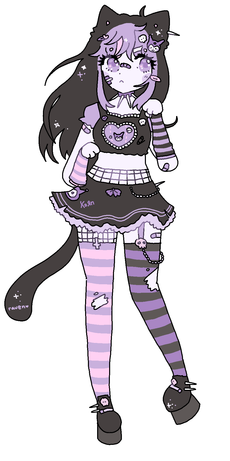 Goth Rumi kuromi goth by RavensRamen on DeviantArt