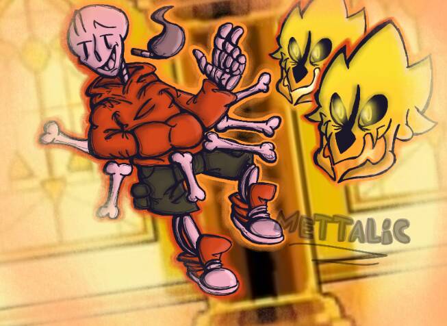 an underswap papyrus draw re upload