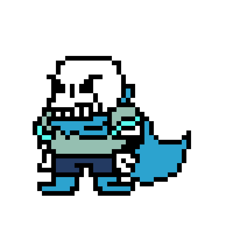 Some bad underswap sans cape animation i did