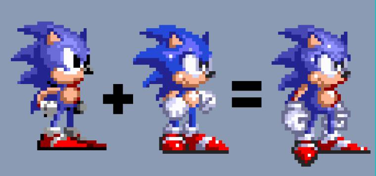 Sonic Sprite mix thing