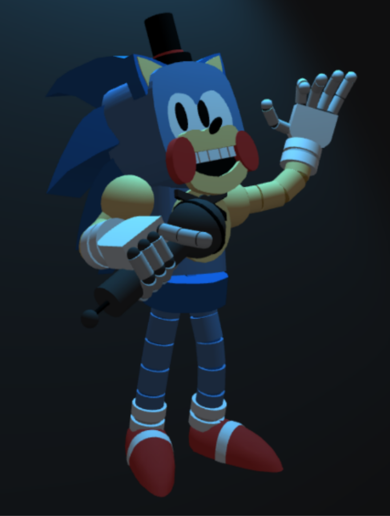 Toy Sonic modelll or something