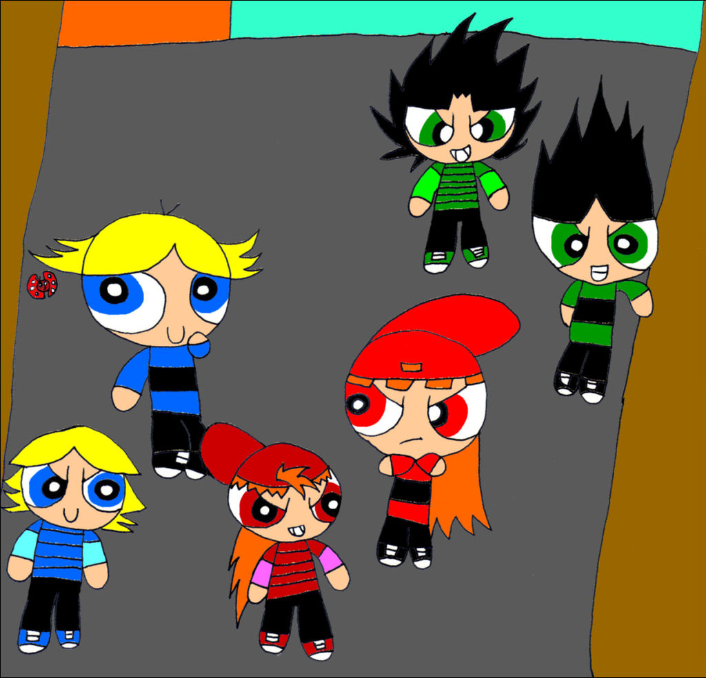Radicalruff Boys with the Rowdyruff Boys by RCBlazer on DeviantArt