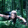 Lara Croft in jungle